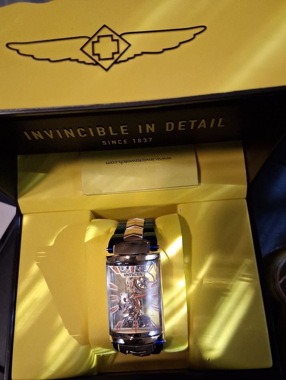 Invicta Men’s Vintage Reverseable 17 Jewel Mechical Watch New In Box - Picture 3 of 10